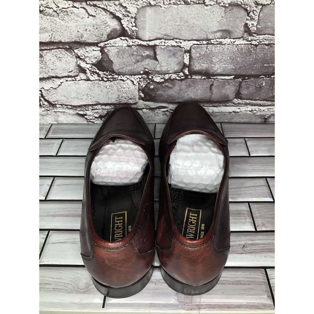 E.T. Wright 1876 Brown Leather Loafers Slip On Dress Shoes Men Sz 10.5D US/44EU - Picture 5 of 16